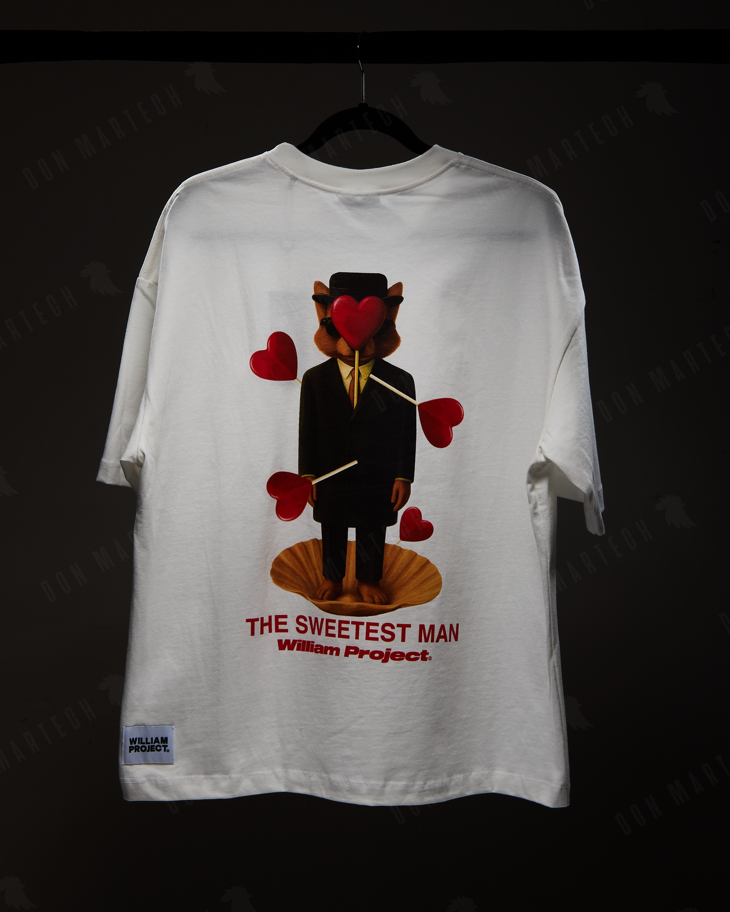 T-Shirt Oversize William Project Blanca "Sweetest"