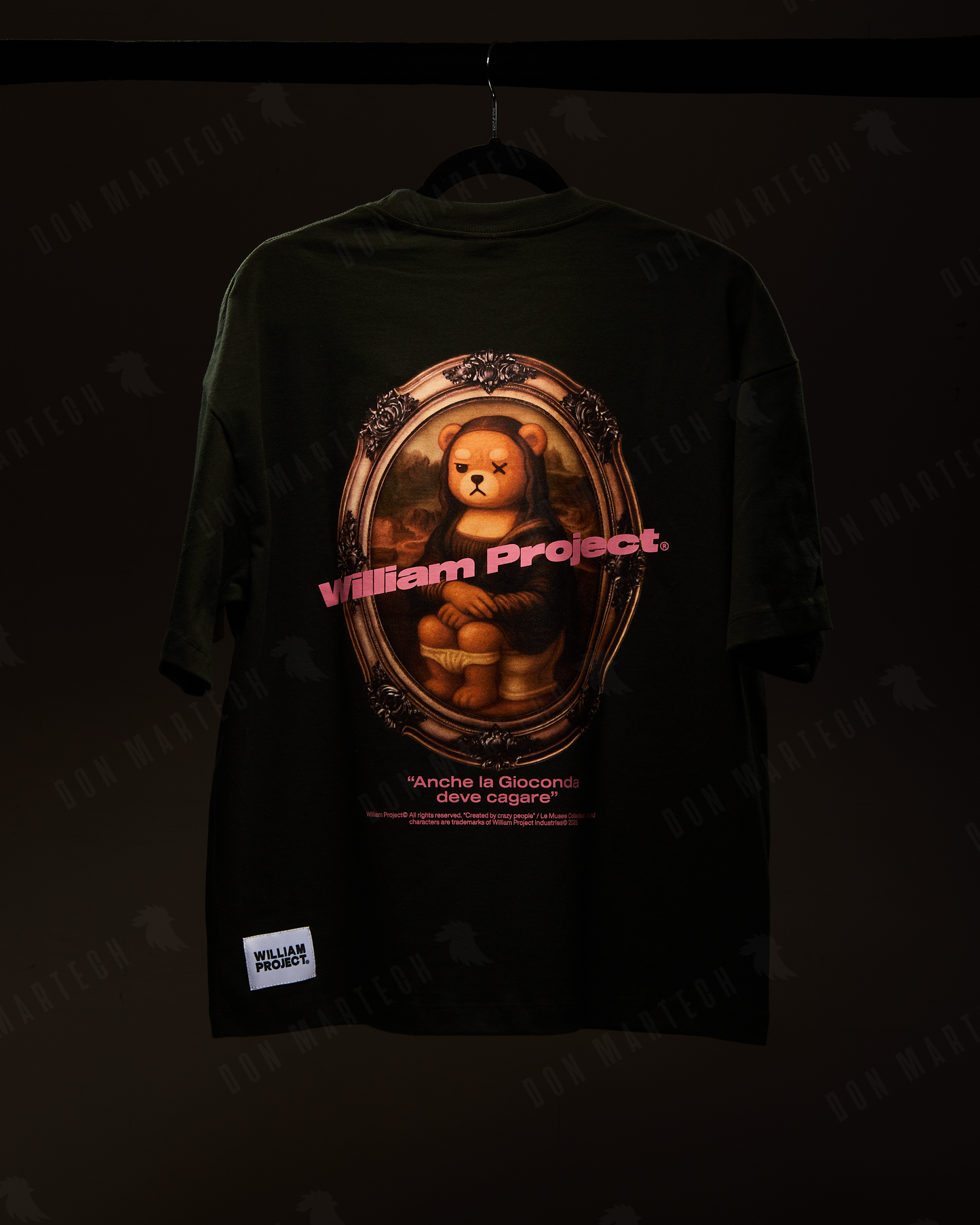 T-Shirt Oversize William Project Verde "Gioconda"