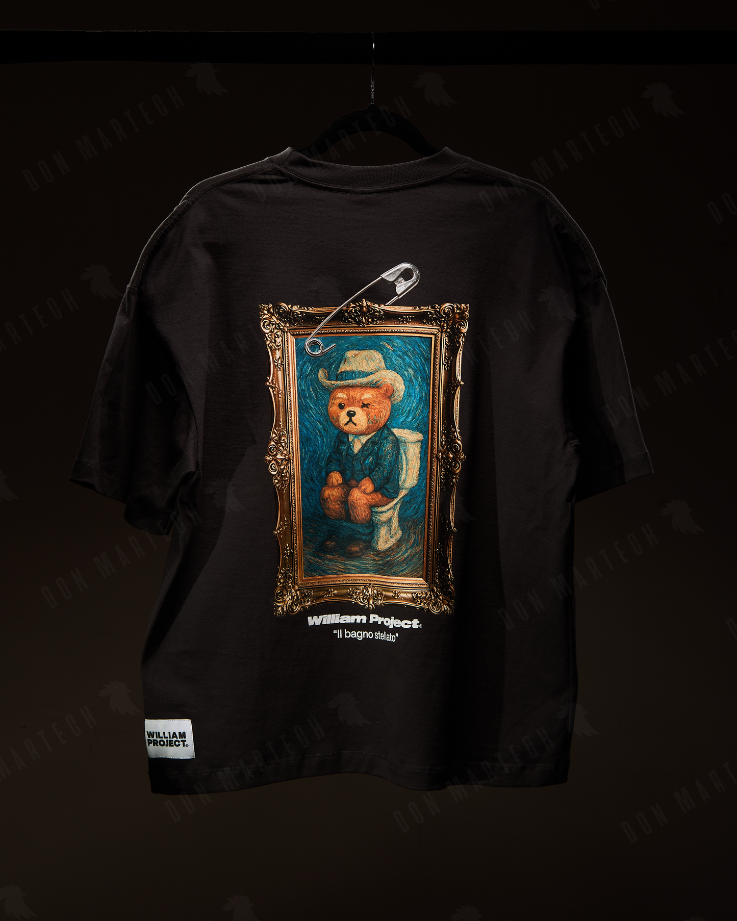 T-Shirt Oversize William Project Gris II "Bagno Stellato"