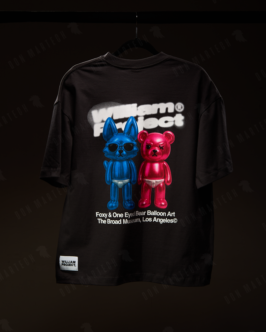 T-Shirt Oversize William Project Gris "Balloon Art"