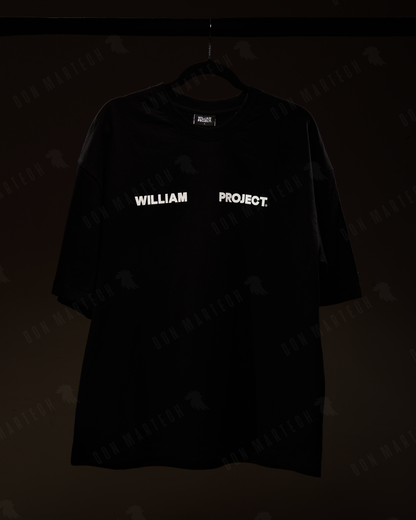 T-Shirt Oversize William Project Negra "Gum of Glory"