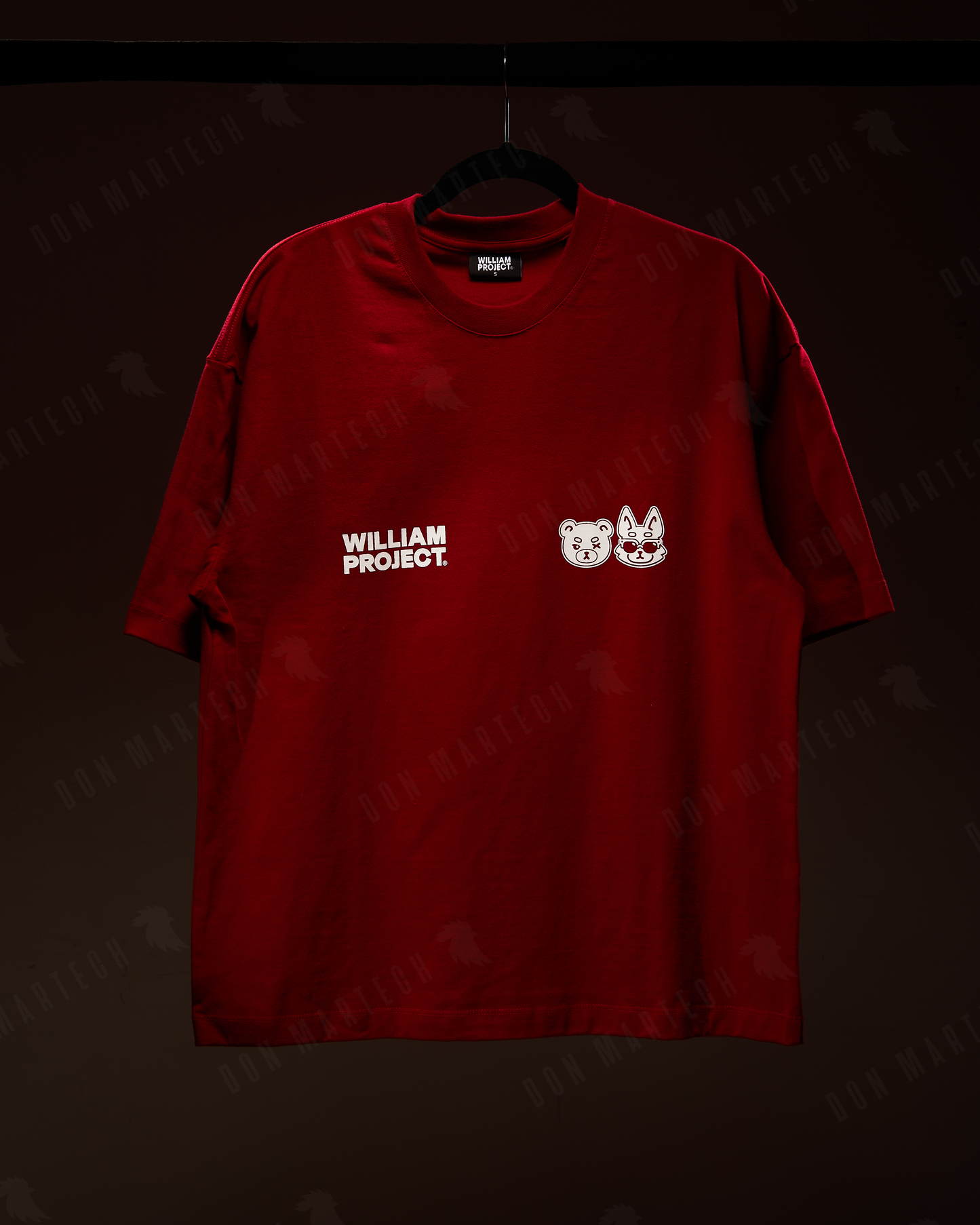 T-Shirt Oversize William Project Roja "Plastic Bag"