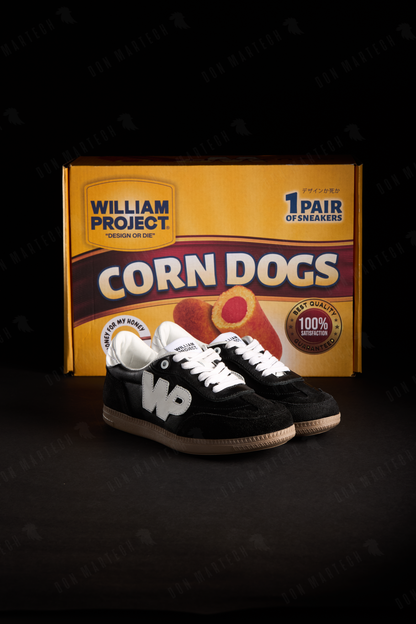 Tenis William Project Negro Piel