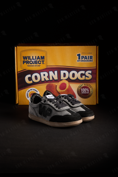 Tenis William Project Negro Gamuza