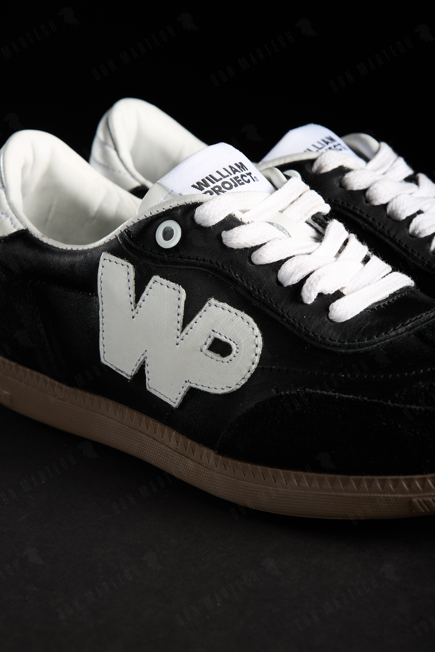 Tenis William Project Negro Piel