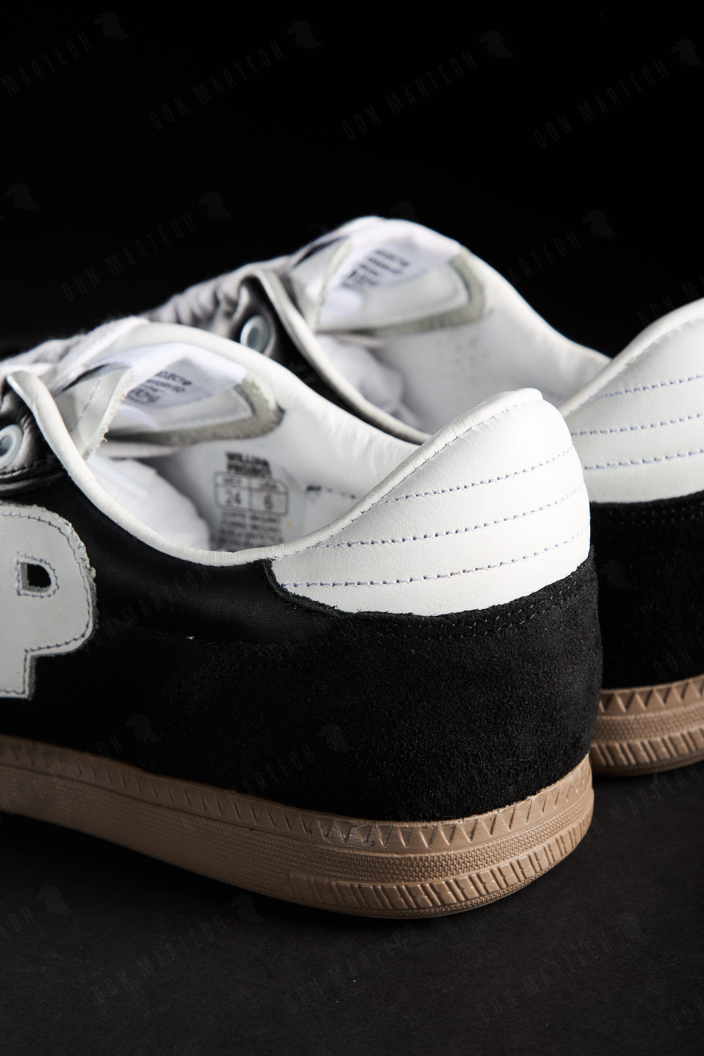 Tenis William Project Negro Piel