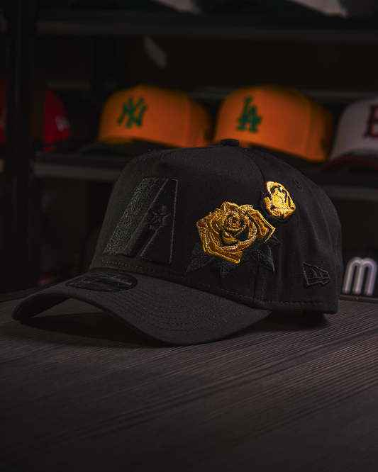 New Era - Houston Astros 'Black Tonal Gold Rose' 9FORTY