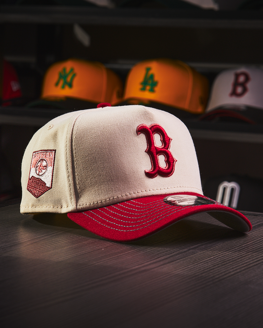 New Era - Boston Red Sox Ivory/Dark Red 9FORTY