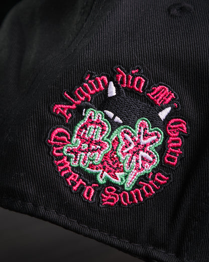 JC Hats - Watermelon Cat Black