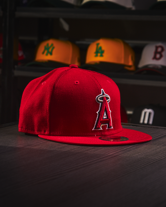 New Era - Los Angeles Angels New Era Red White Logo 59FIFTY