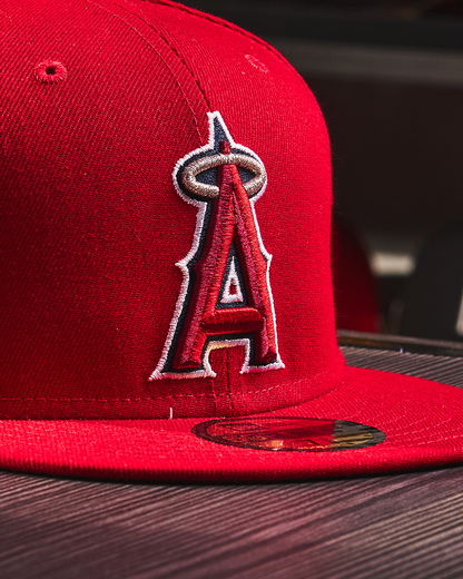 New Era - Los Angeles Angels New Era Red White Logo 59FIFTY