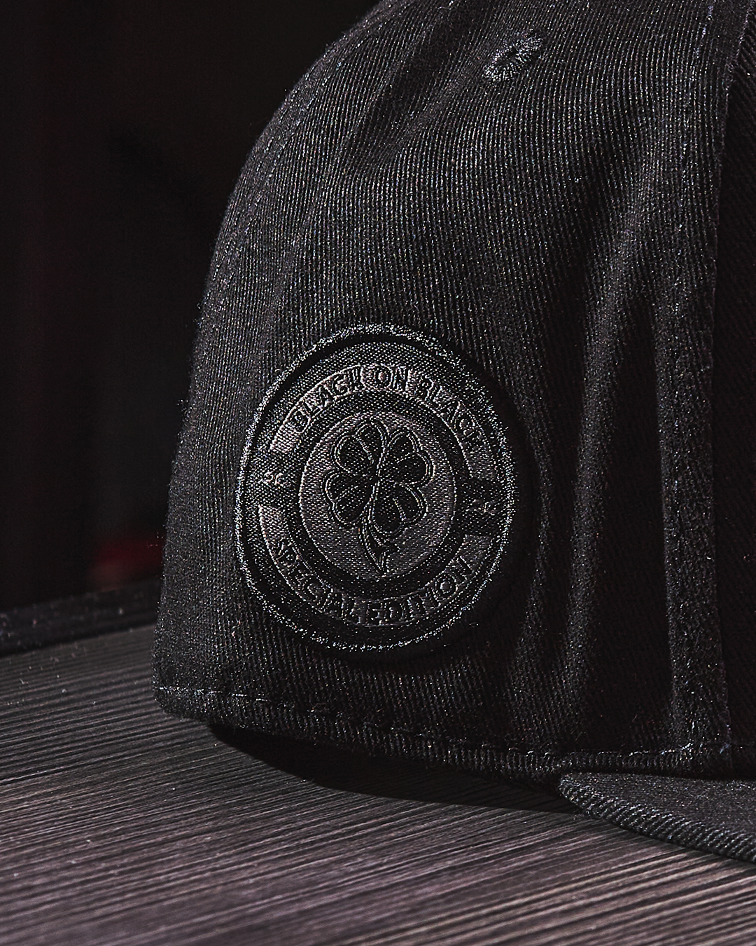 JC HATS - Trebol Black on Black