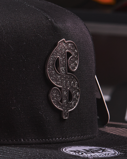 JC HATS - CASH Black on Black