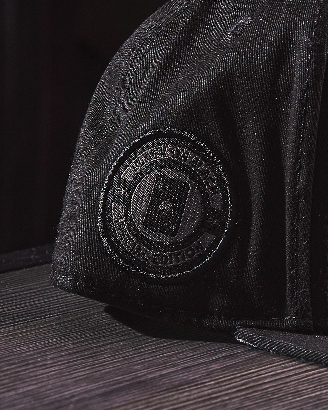 JC HATS - POKER EE Black on Black