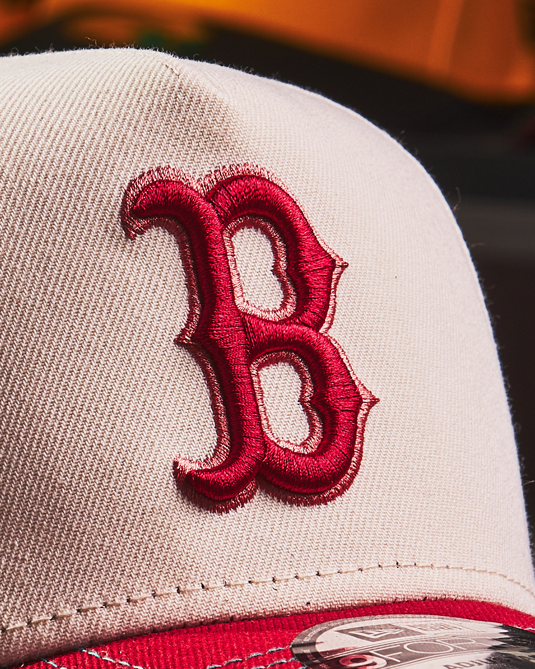 New Era - Boston Red Sox Ivory/Dark Red 9FORTY