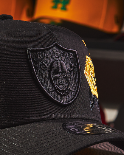 New Era - Las Vegas Raiders 'Black Tonal Gold Rose' 9FORTY