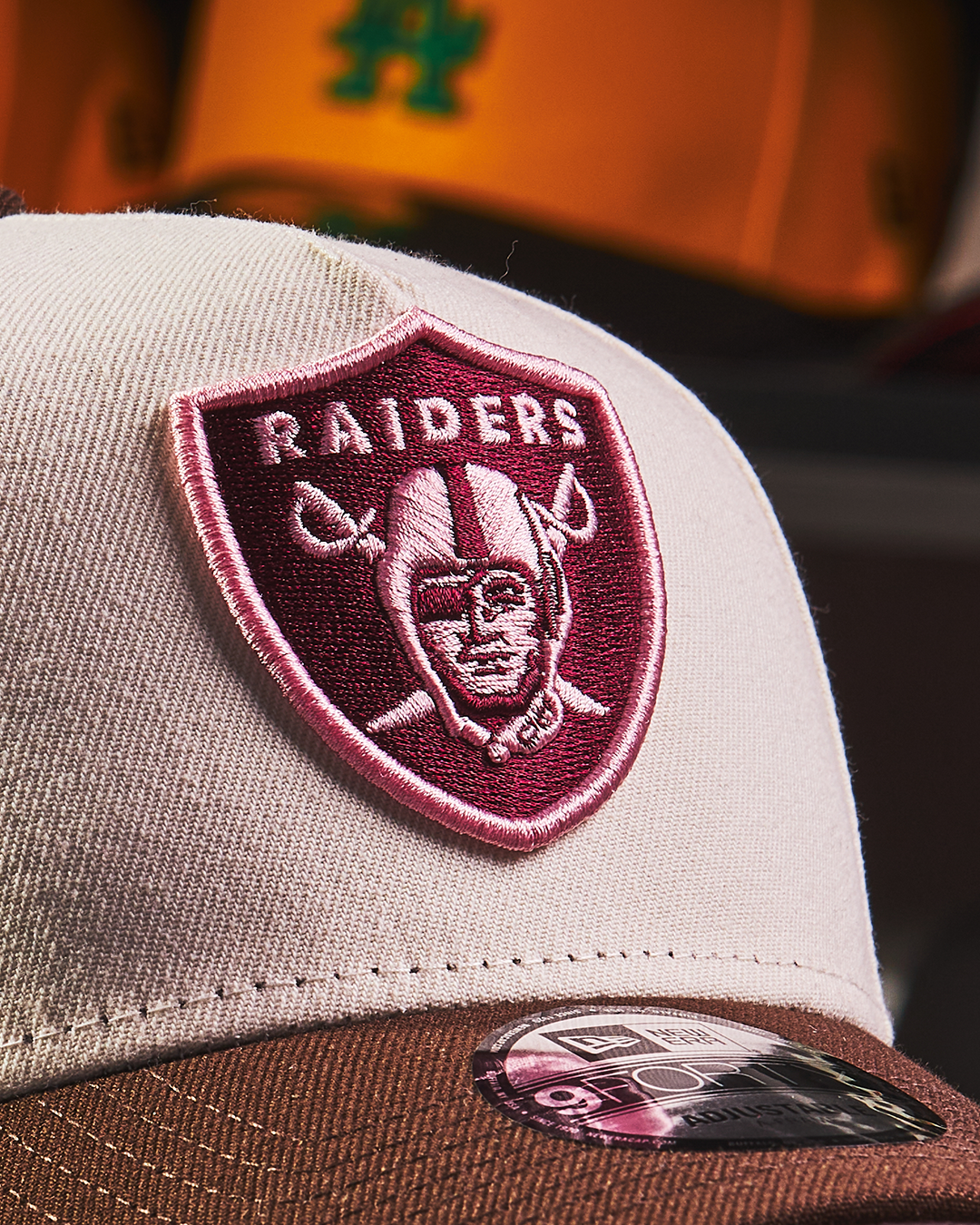 New Era - Las Vegas Raiders Creme Pink Two Tone Edition 9FORTY