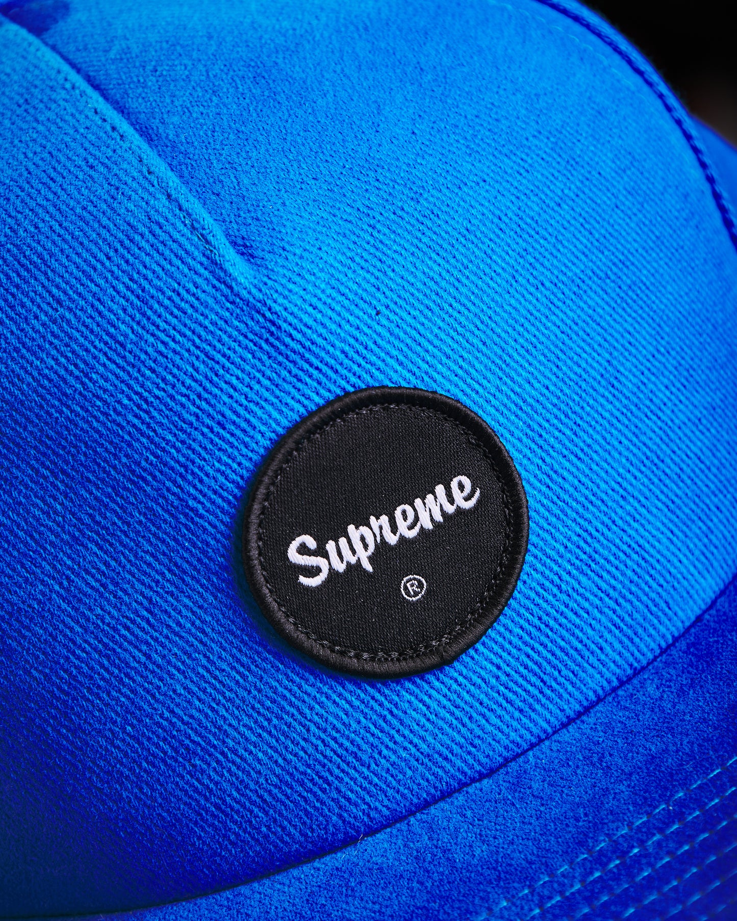 Supreme - Parche Logo Supreme Azul Rey