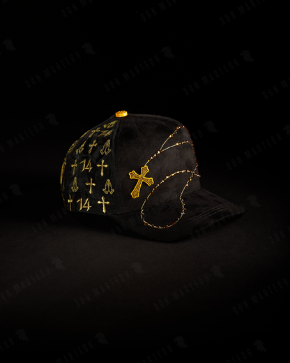 JC Caps - "14 - 14 Exodo" (Black/gold)