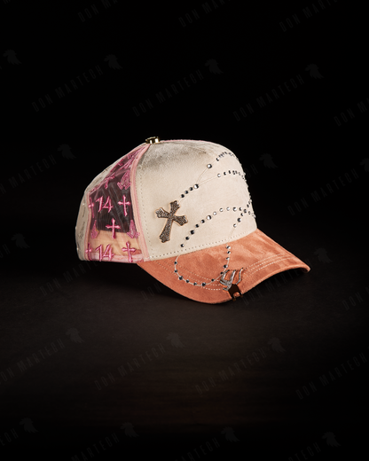 JC Caps - "14 - 14 Éxodo" (White/pink)