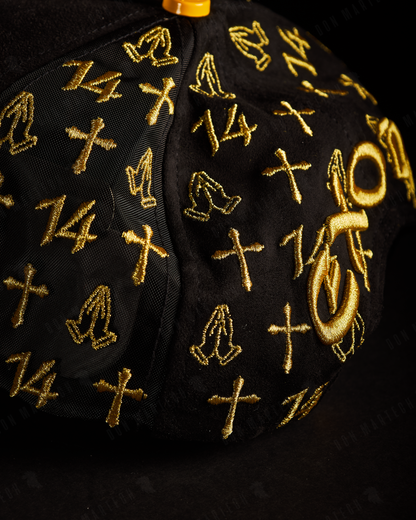 JC Caps - "14 - 14 Exodo" (Black/gold)
