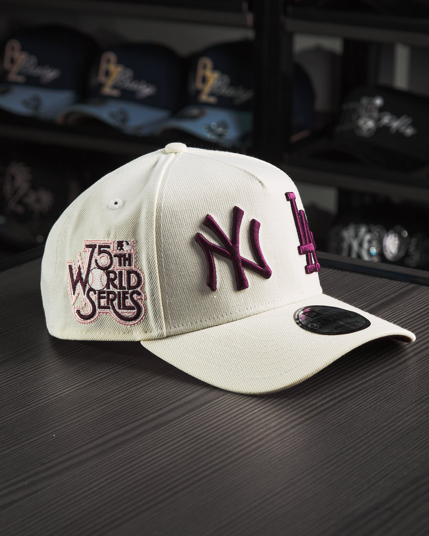 New Era - NY x LA 75th World Series Beige/Wine