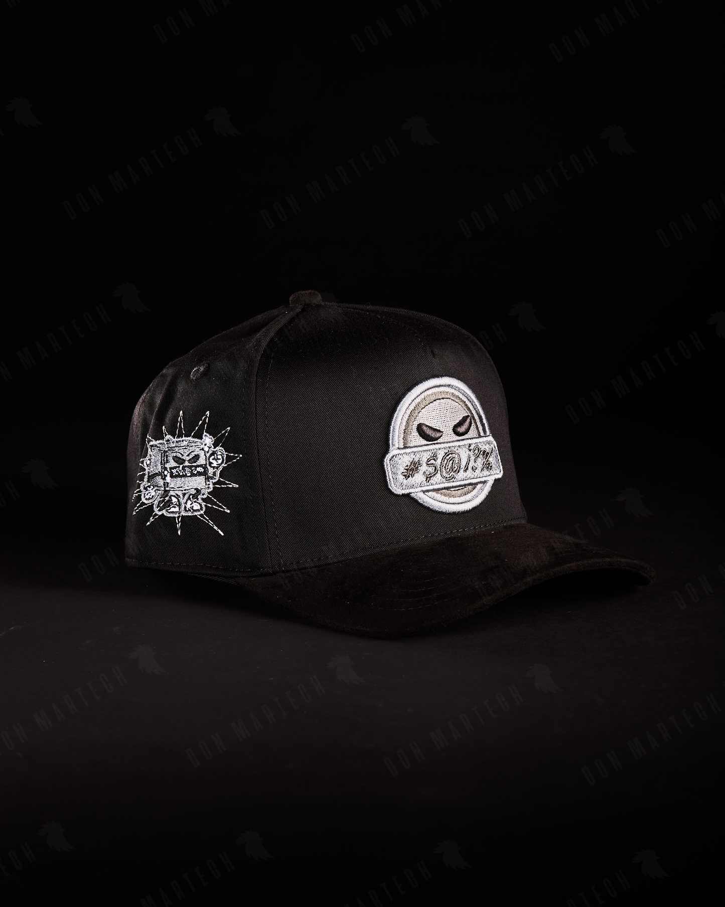 JC Hats - "BD Angry" (negro/metálico)