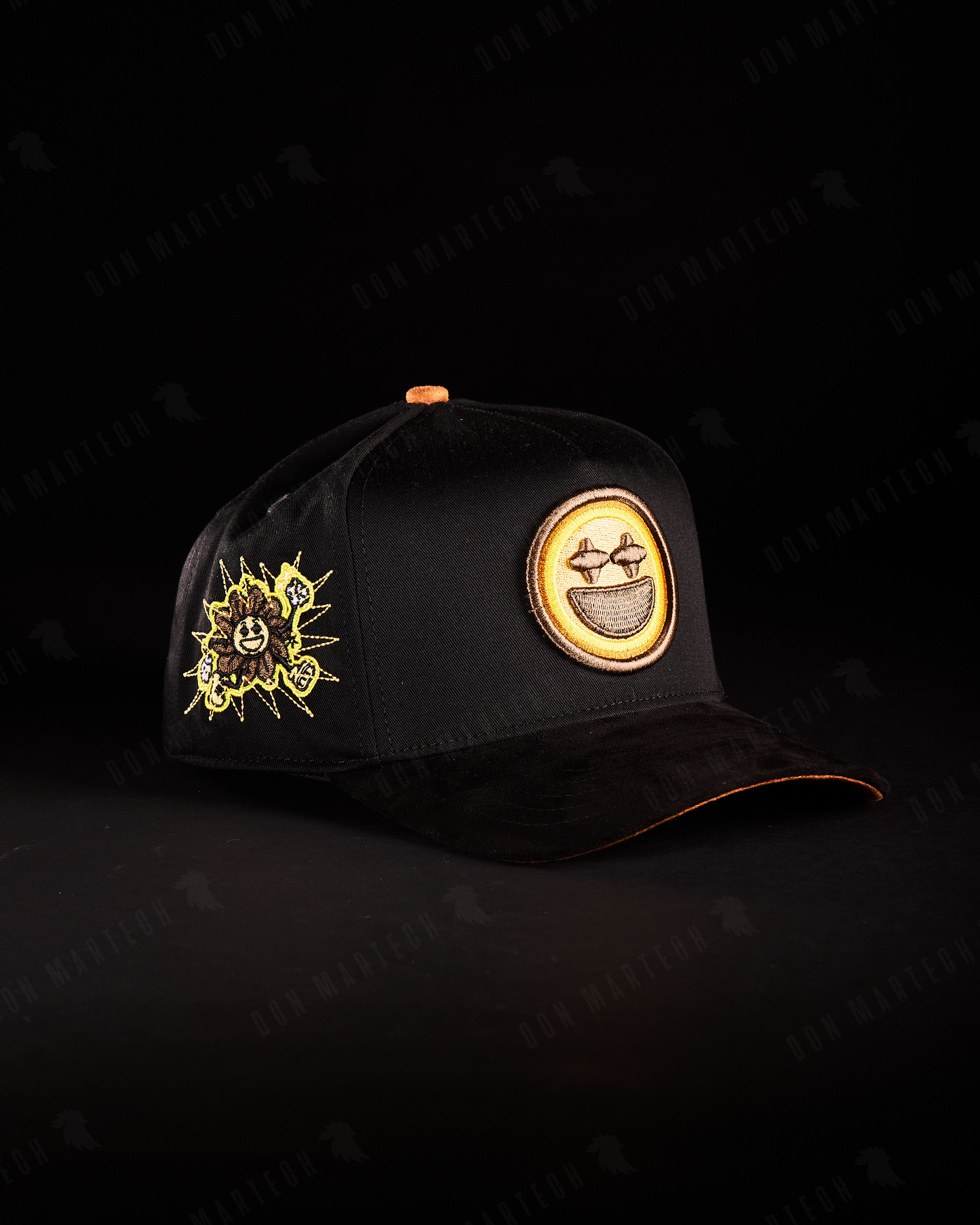 JC Hats - "BD Happy" (negro/amarillo)