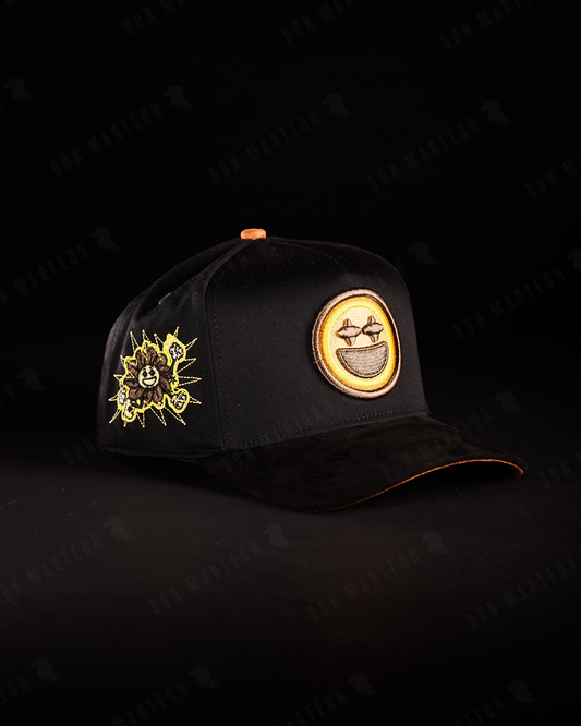 JC Hats - "BD Happy" (negro/amarillo)