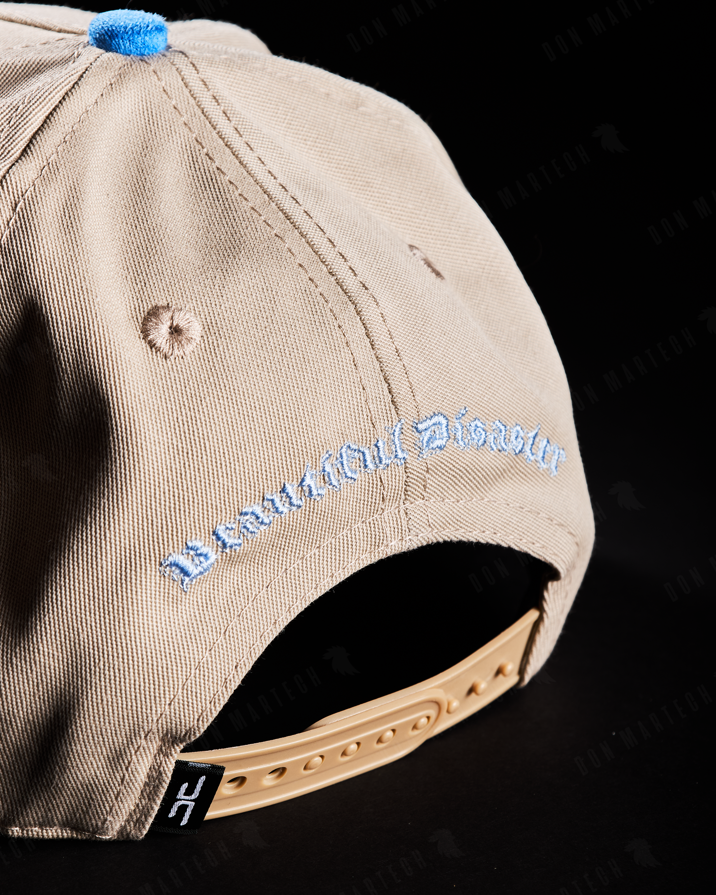 JC Hats - "BD Sad" (azul/beige)