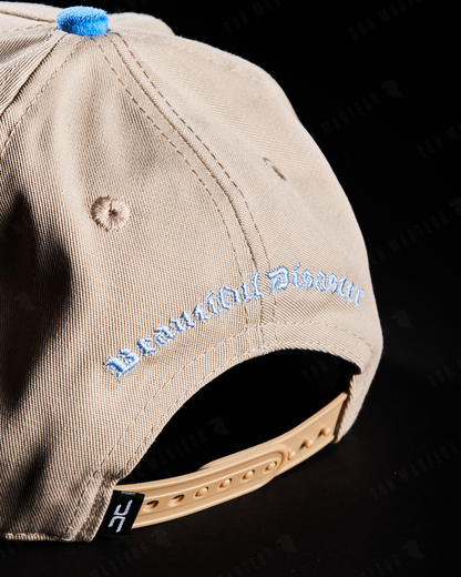 JC Hats - "BD Sad" (azul/beige)