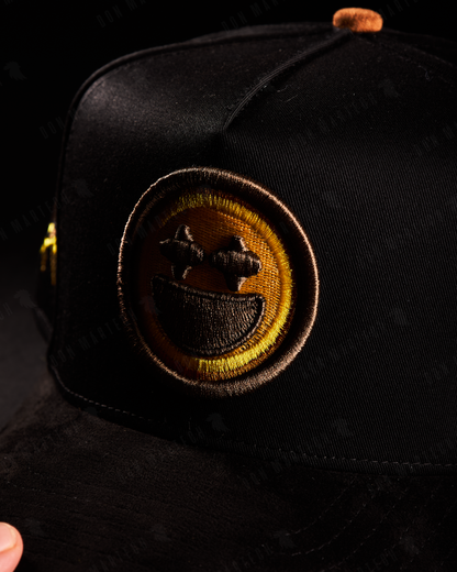 JC Hats - "BD Happy" (negro/amarillo)