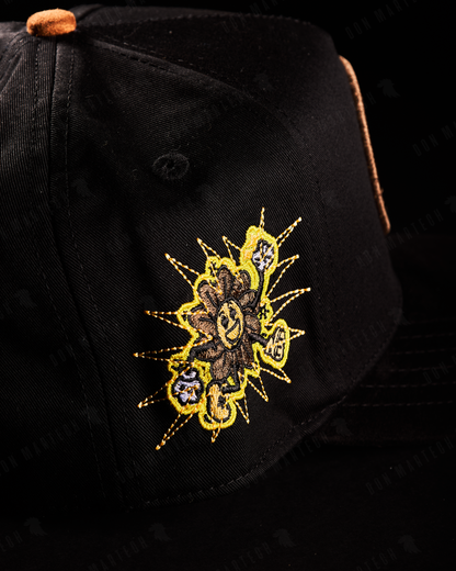 JC Hats - "BD Happy" (negro/amarillo)