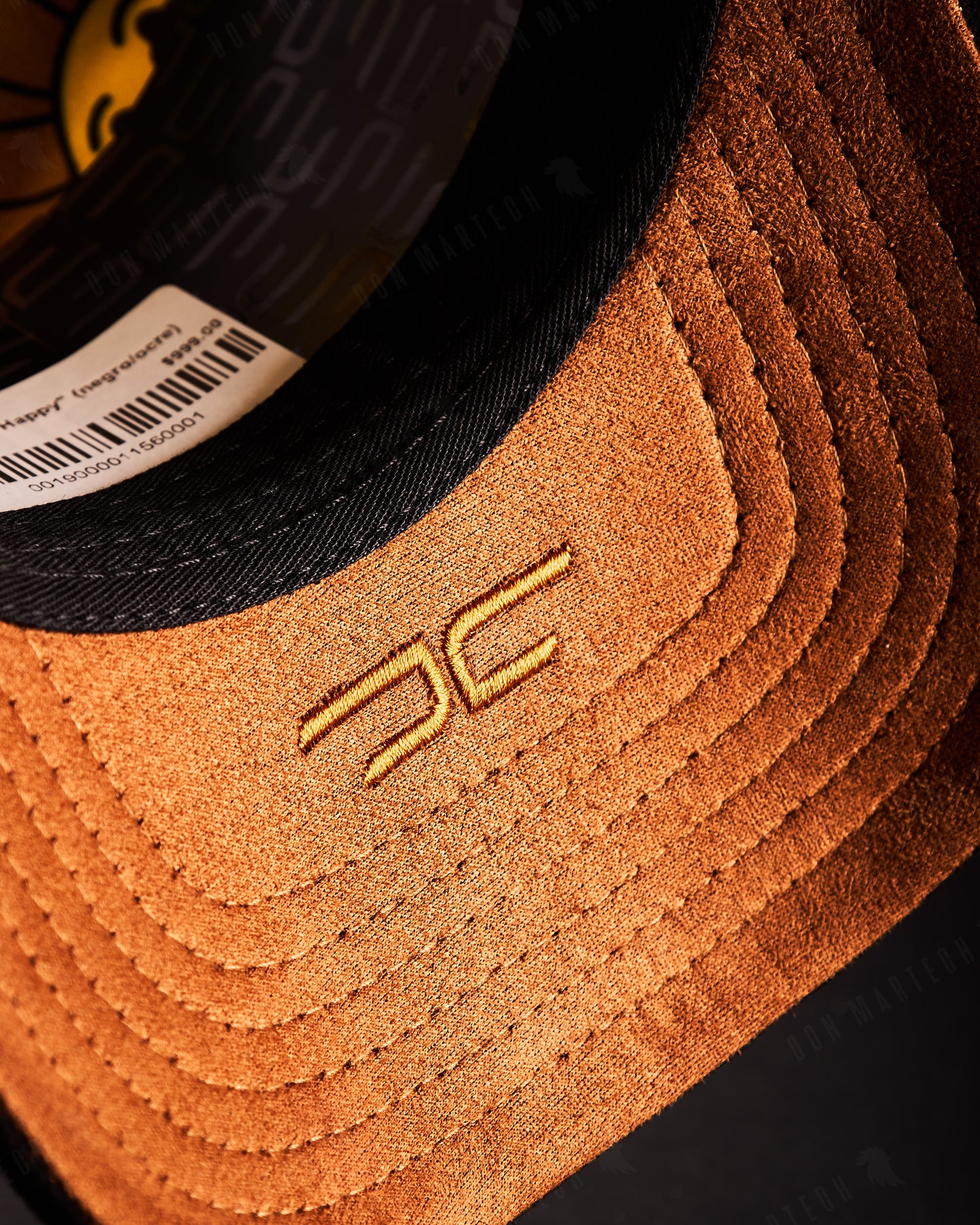 JC Hats - "BD Happy" (negro/amarillo)