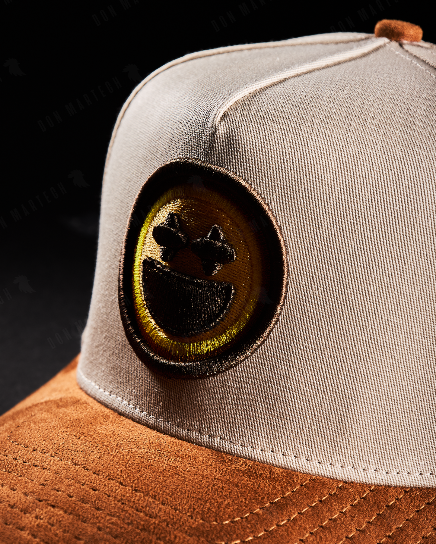 JC Hats - "BD Happy" (beige/amarillo)