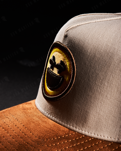 JC Hats - "BD Happy" (beige/amarillo)