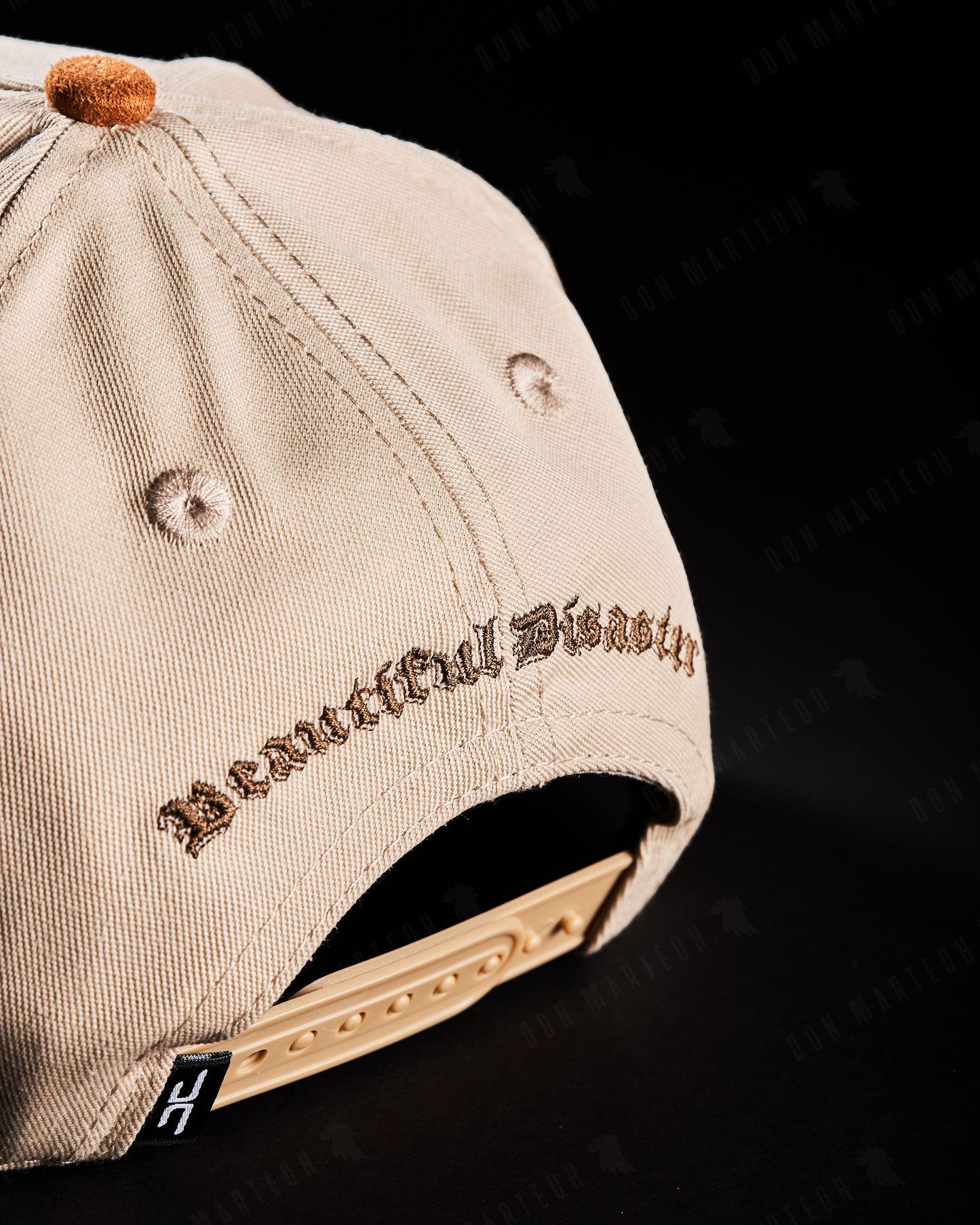JC Hats - "BD Happy" (beige/amarillo)