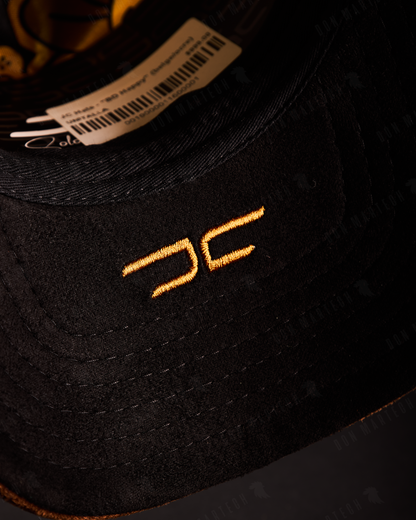 JC Hats - "BD Happy" (beige/amarillo)