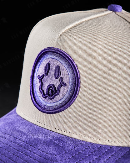 JC Hats - "BD Hungry" (beige/morado)