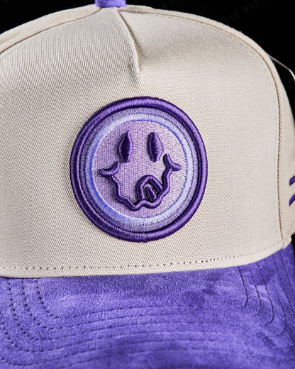 JC Hats - "BD Hungry" (beige/morado)