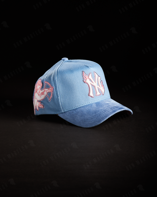El Dreamer Hats - "NY Flames Baby Blue"