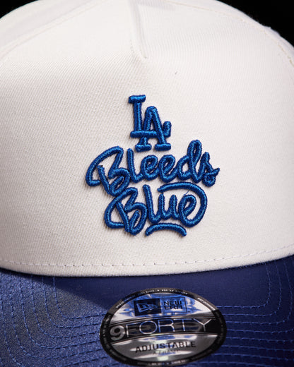 New Era -  Los Angeles Dodgers Chrome Satin Brim 9FORTY