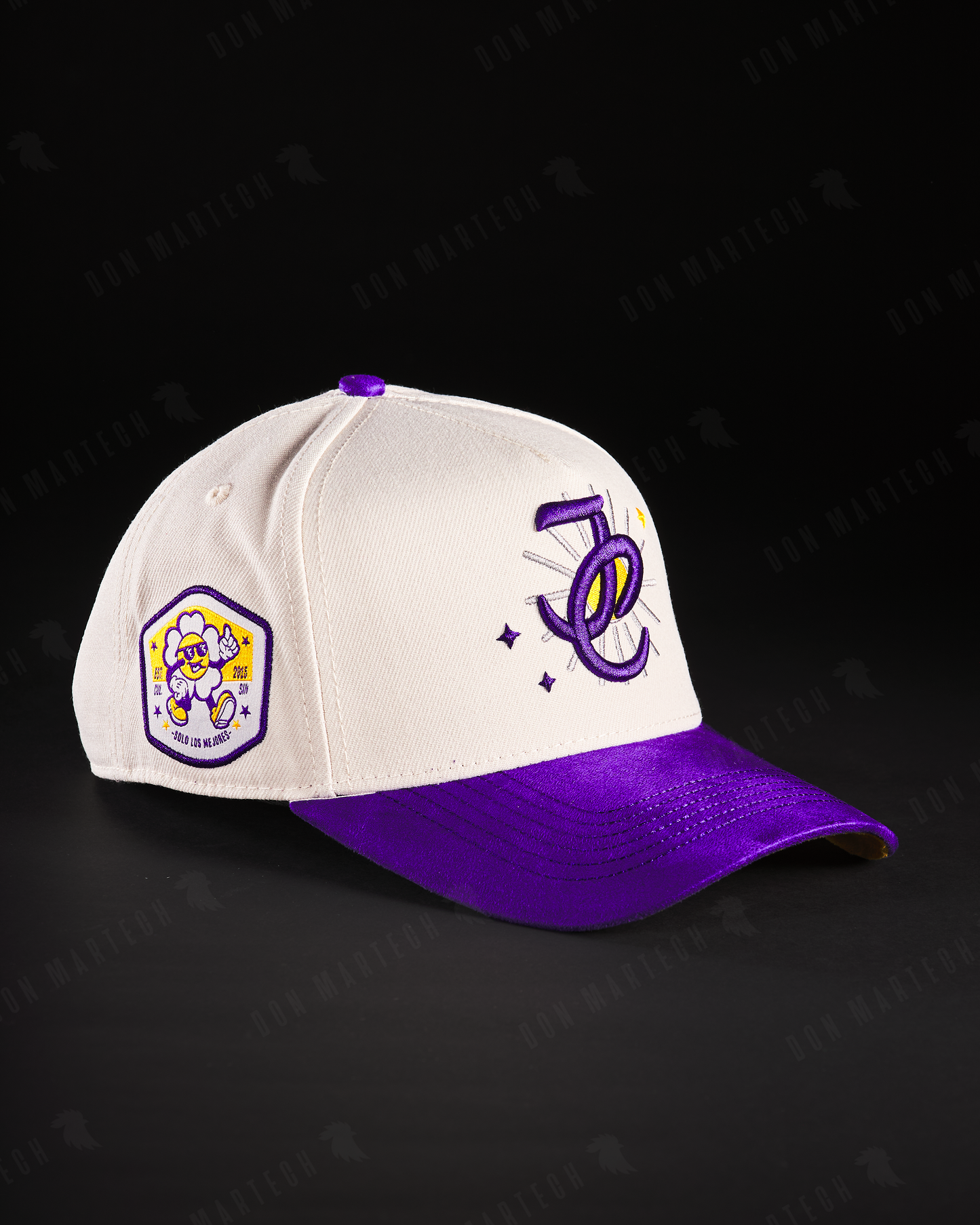 JC Hats - "JC Sun" (blanco/morado)