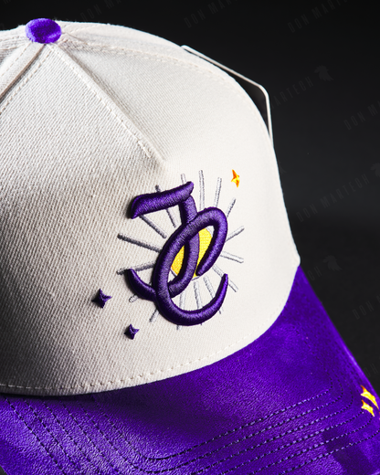 JC Hats - "JC Sun" (blanco/morado)