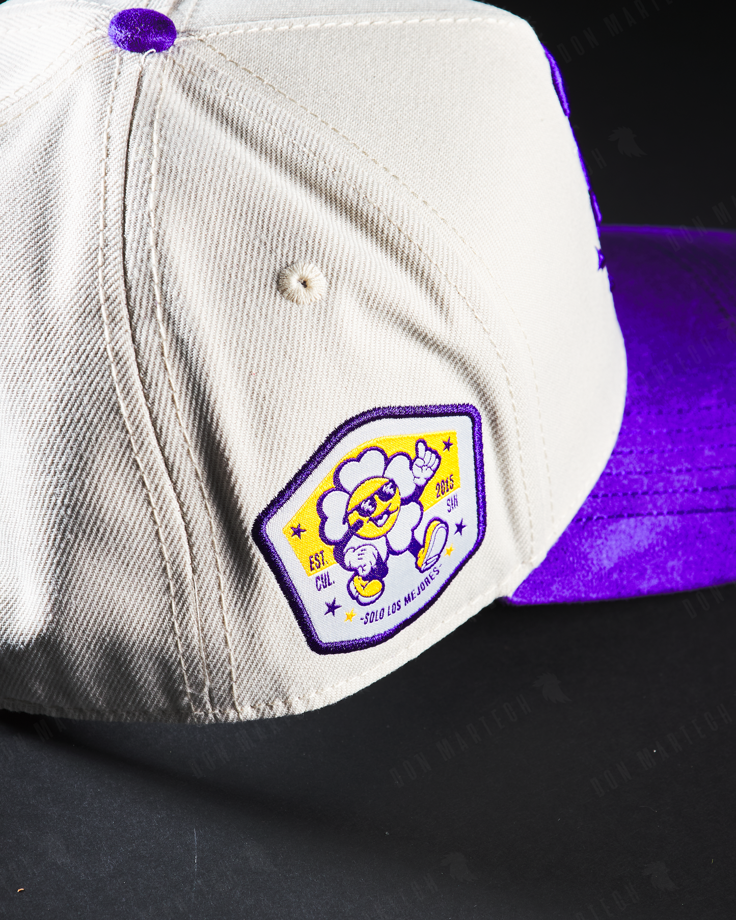 JC Hats - "JC Sun" (blanco/morado)
