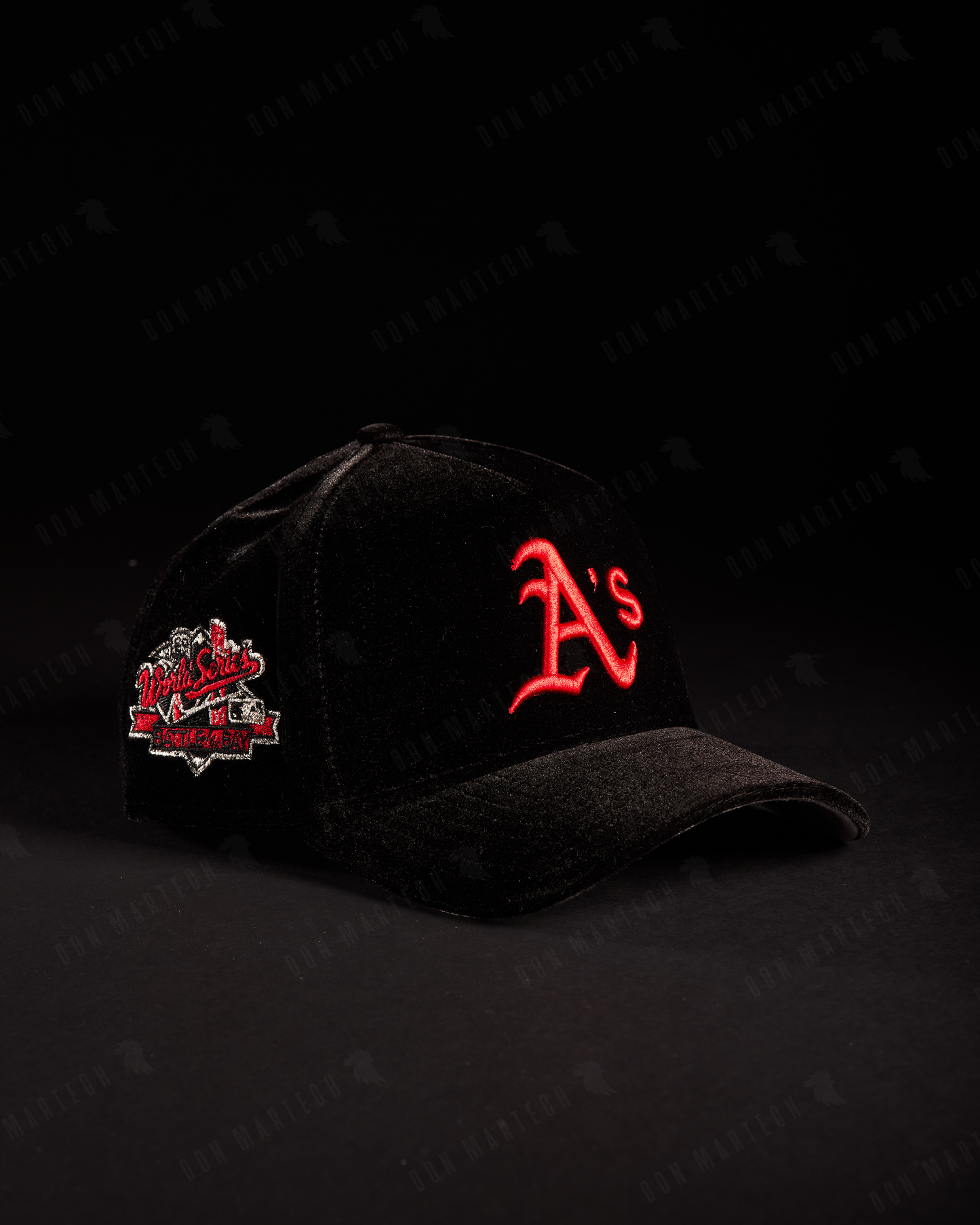 New Era - Oakland Athletics "World Series 1989" (velvet negro)
