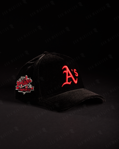 New Era - Oakland Athletics "World Series 1989" (velvet negro)
