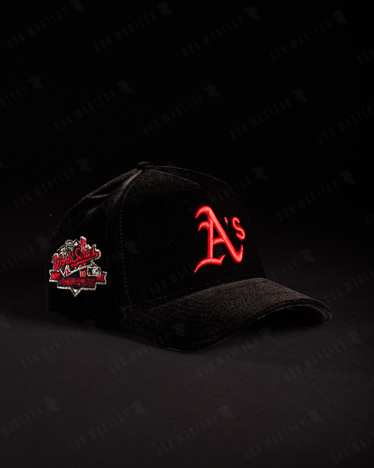 New Era - Oakland Athletics "World Series 1989" (velvet negro)