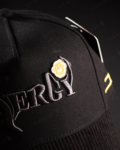 JC Hats - "Energy" (negro/amarillo)