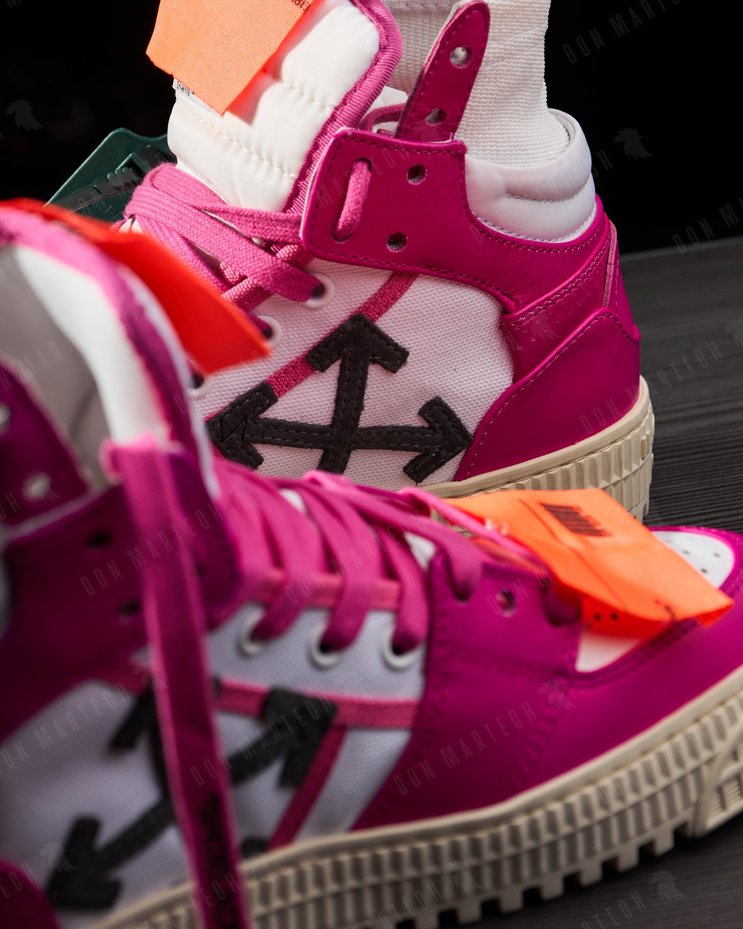 Off White - Court 3.0 High 'Fuchsia Pink' 2022